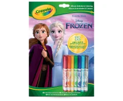 Crayola Frozen - Pobarvanka z nalogami in flomastri