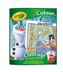 Crayola Frozen - Pobarvanka z nalepkami