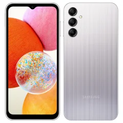 Obnovljeno - znaki rabe - Ecofone Galaxy A14 srebrn 64 GB 4 GB ram