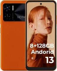 HOTWAV Note 12 8/128GB, oranžna pametni telefon Android 13, 6180mAh 6.8” 48MP+16MP Dual SIM 4G