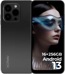 HOTWAV Note 13 Pro 16/256GB, črna pametni telefon Android 13, 5160mAh 6.6”50MP+16MP Dual SIM 4G