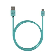 Wiko, 2m kabel za polnjenje in sinhronizacijo iz mikro USB v USB 2.0, Modra