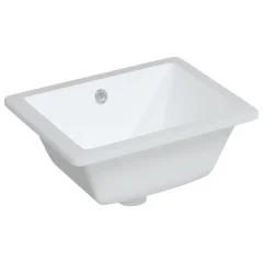 Kopalniški Umivalnik - Kopalna umivalnik - Lavabo bel 39x30x18,5 cm pravokoten keramičen