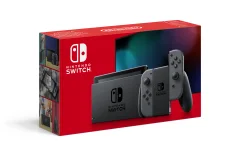 Obnovljeno - znaki rabe - NINTENDO SWITCH (Grey Joy-Con) igralna konzola