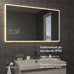 Blumfeldt Smart Mirror, IR ogledalo, 500 W, IP44 (100 x 60cm)