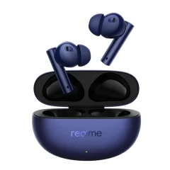 Realme, Slušalke Buds Air 5 IPX5 Bluetooth 5.3 z aktivnim zmanjševanjem hrupa ANC, Modra noč