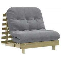 Futon - Futonski ležalnik z ležiščem 80x206x11 cm impregnirana borovina