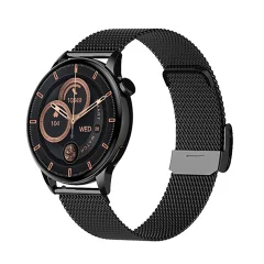 Maxcom, FW58 Vanad Pro IP68 Connected Watch z Milanese Mesh zapestnico, Črna