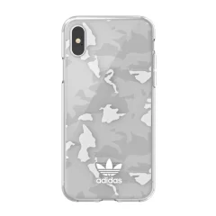 Adidas, Zaščitni ovitek za iPhone X in XS Originals Camo Trefoil, Bela