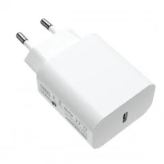 Cargador de Parred Leotec USB C 20W 3.0 5V3A 9V2,22A 12V1,67A Blanco