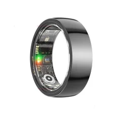 Smart Ring R1000 – Monitor spanja, Bluetooth 5.0, Monitor kisika v krvi Black 13