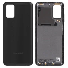 Originalni pokrov baterije za Samsung A03s [servisni paket] - crn