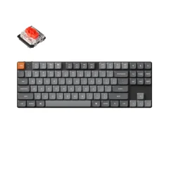 Keychron K1 Max Brezžična Mehanska Tipkovnica Low-Profile, Bluetooth / 2.4 GHz, RGB, Gateron Hot-Swap Red, US Layout, K1M-H1