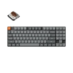 Keychron K13 Max Brezžična Mehanska Tipkovnica Low-Profile, Bluetooth / 2.4 GHz, RGB, Gateron Hot-Swap Brown, US Layout, K13M-H3