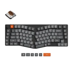 Keychron K15 Max Brezžična Mehanska Tipkovnica Low-Profile, Bluetooth / 2.4 GHz, RGB, Gateron Hot-Swap Brown, US Layout, K15M-H3