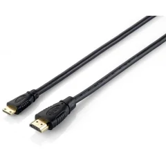 EQUIP HDMI moški kabel &gt; Mini HDMI moški zlati 1m