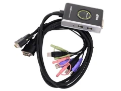 KVM ATEN stikalo 2 PC DVI USB/avdio W/ kabli - AT-CS682