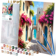 Paint by Numbers Kit - Massido Cityscape 40x50 cm for Creative Fun