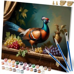 Paint by Numbers Kit - Massido Pheasant 40x50 cm for Creative Fun