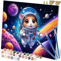 Paint by Numbers Kit - Astronaut Design 40x50 cm for All Ages