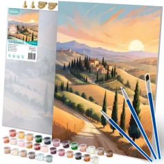 Paint by Numbers Kit - Massido Landscape 40x50 cm for All Ages