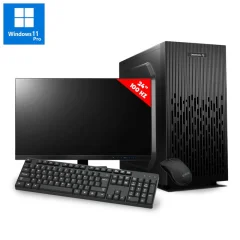 Paket Namiznega Računalnika POWERPRO i104F GTX165-24-W11 - Intel i5 10400F - GTX 1650 - Monitor 24" & Periféricos - Windows 11 Pro