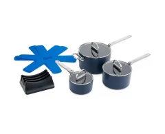 Joseph Joseph Space Saucepans Set with Foldable Handles and Lids