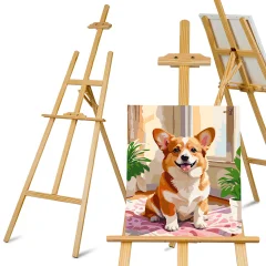 Massido MS-989 175cm Wooden Easel for Artists - Perfect for Painting and Sketching