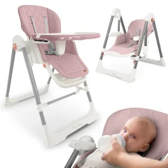 Nukido Elite 3-in-1 Highchair in Pink - Versatile Comfort for Your Baby