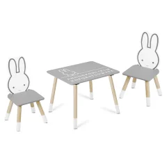 Ricokids RC-847 Bunny Children's Table and Chair Set - Perfect for Kids' Playroom