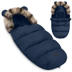 Elmi Ricokids Navy Blue Stroller Sleeping Bag - Ultimate Comfort for Your Child