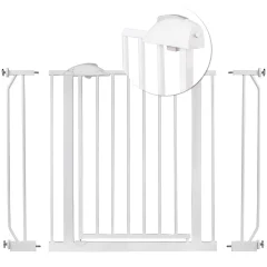 Nukido 718100 White Safety Gate Barrier for Child Protection