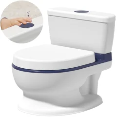 Interactive Children's Potty with Melodies - RK-290 in White and Blue