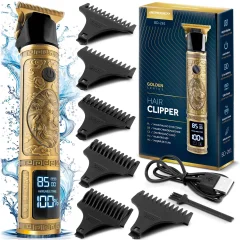 Berdsen BD-261 Professional Hair Clipper with Gold Lion Design