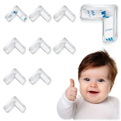 Ricokids 10-Piece Transparent Corner Protection for Baby Safety