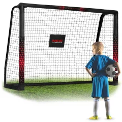 Durable Football Goal 180 x 120 x 60 cm in Black and Red - NS-463