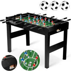 Neosport NS-805 Foosball Table - Large 118x61x79 cm - Black Design