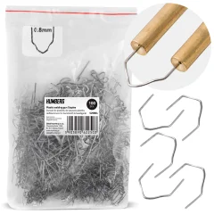 100 D-Type Staples for Plastic Welding Machine - Humberg Quality