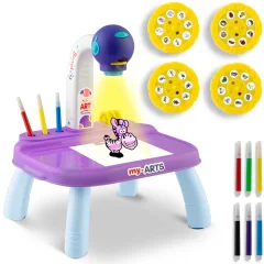 Ricokids 773700 Purple Drawing Projector for Kids - Ignite Creativity and Fun