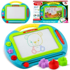 Ricokids Magnetic Drawing Board for Kids - Blue Color