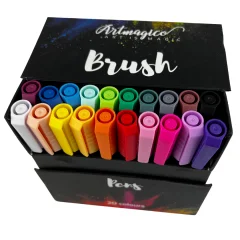 Artmagico Brush pens set 20 kosov