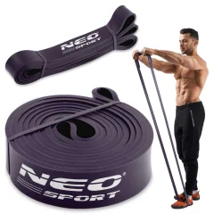 NS-960 Neo-Sport Purple Exercise Resistance Band - Medium Strength for Home Workouts