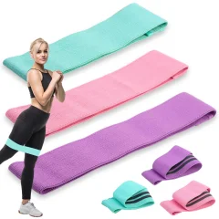 NS-961 Neo-Sport 3-Piece Exercise Resistance Band Set for Home Workouts