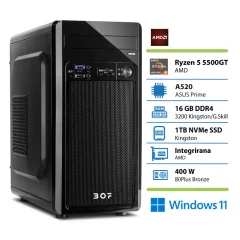 BOF FLASH 2 R5-5500GT/16GB/1TB/W11 Home namizni računalnik