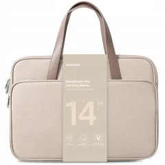 INNOSTYLE ŽENSKA TORBA ZA PRENOSNI RAČUNALNIK 14 VODOODPORNA OMNIPROTECT PRO BEIGE