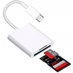 CO2 USB-C ADAPTER ZA BRALNIK KARTIC USB TIPA C MICRO SD/TF ADAPTER DO 256GB