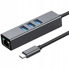 ADAPTER USB-C ETHERNET ADAPTER OMREŽNA KARTICA LAN HUB USB GIGABIT RJ45