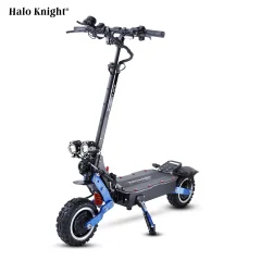 Halo Knight T108 Pro električni skuter 60 V 6000 W dvojni motor z 38,4 Ah baterijo 11'' zložljiv električni skuter 80 km prevoženih kilometrov 200 kg