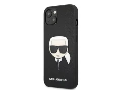 Karl Lagerfeld, Ohišje za Apple iPhone 13 Mini Saffiano Karl, ?rna