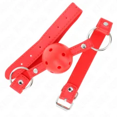 GAG Kink Breathable With Double River Model 1 Red (4,5 cm)